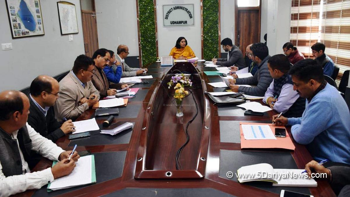 Udhampur, DDC Udhampur, District Development Commissioner Udhampur, Krittika Jyotsna, Kashmir, Jammu And Kashmir, Jammu & Kashmir, District Administration Udhampur, District Capex Budget
