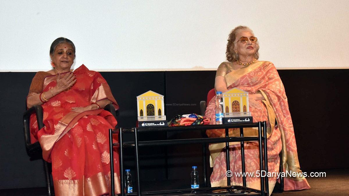  Bollywood, IFFI Table Talks, 53rd International Film Festival of India, Panaji, Goa, #IFFIWood, 53rd IFFI, Asha Parekh, Cine and Television Artists Association, CINTAA