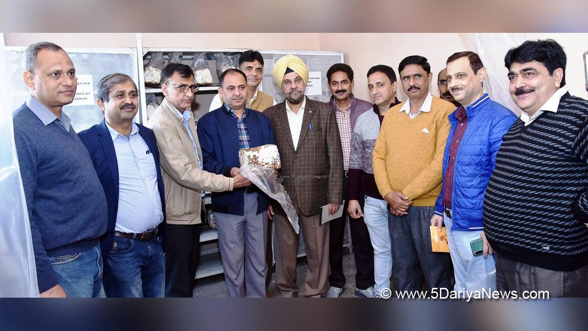 Jammu, K. K. Sharma, Director Agriculture Production & Farmers Welfare Jammu, Shiitake Mushroom Cultivation Room, Jammu And Kashmir, Jammu & Kashmir