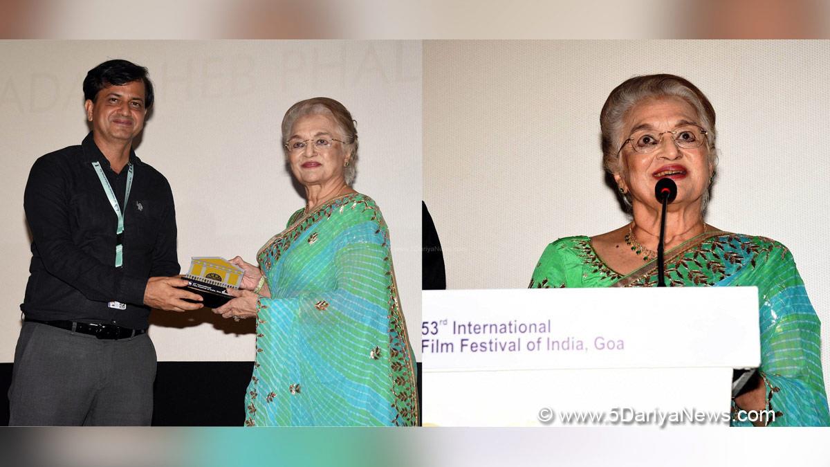 Bollywood, IFFI Table Talks, 53rd International Film Festival of India, Panaji, Goa, #IFFIWood, 53rd IFFI, Asha Parekh, Kati Patang, Censor Board of Film Certification,Rajesh Khanna