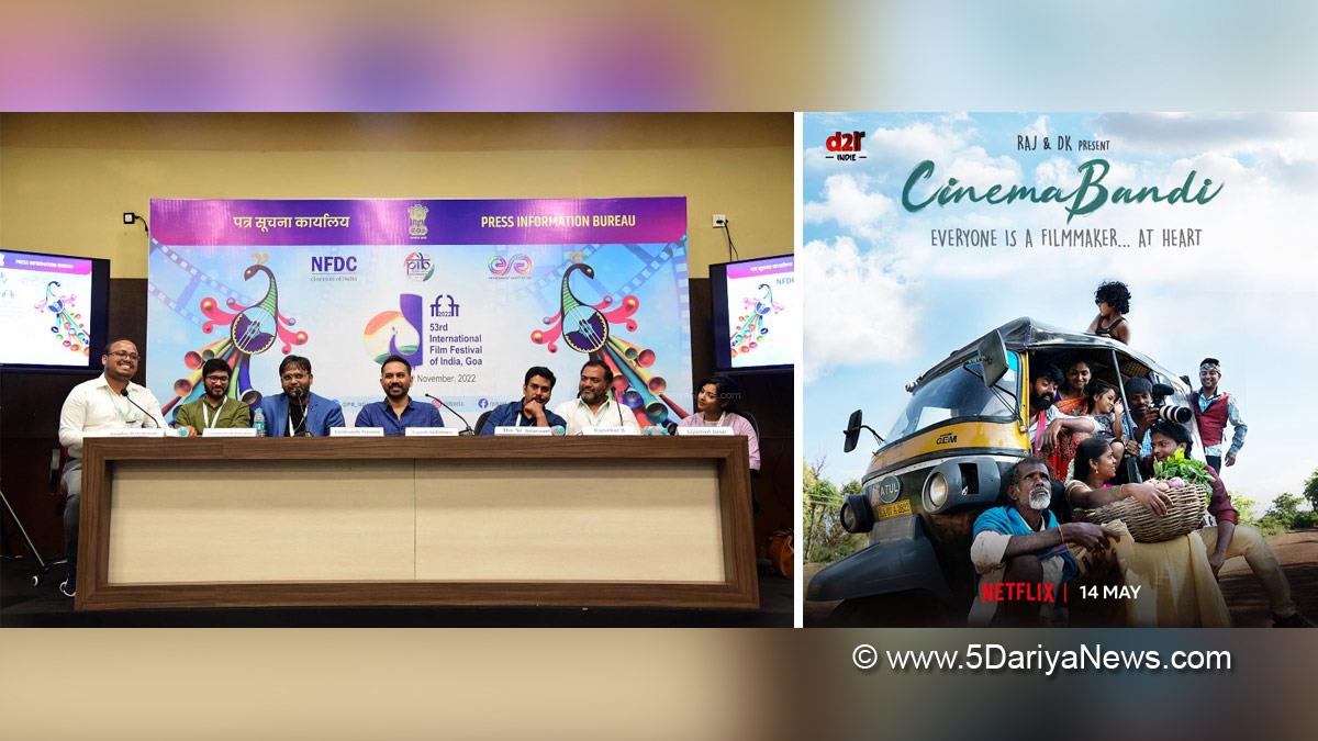 Bollywood, IFFI Table Talks, 53rd International Film Festival of India, Panaji, Goa, #IFFIWood, 53rd IFFI, International Film Festival of India, Rajesh Nidimoru, Cinema Bandi