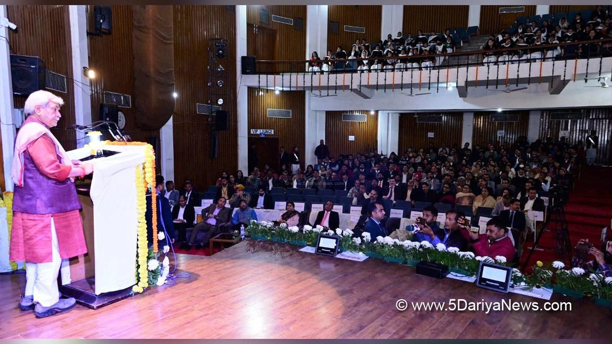 Manoj Sinha, Lieutenant Governor J&K, Raj Bhavan, Jammu, Srinagar, Kashmir, Jammu And Kashmir, Jammu & Kashmir, National Education Policy 2022, NEP 2020