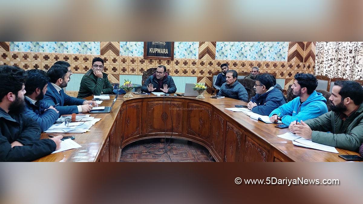 Kupwara, Ghulam Nabi Bhat, Additional Deputy Commissioner, ADC Kupwara, Dattatray, District Level Aadhaar Monitoring Committee, DLAMC, Jammu And Kashmir, Jammu & Kashmir
