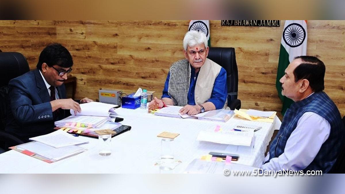 Manoj Sinha, Lieutenant Governor J&K, Raj Bhavan, Jammu, Srinagar, Kashmir, Jammu And Kashmir, Jammu & Kashmir, Administrative Council, AC