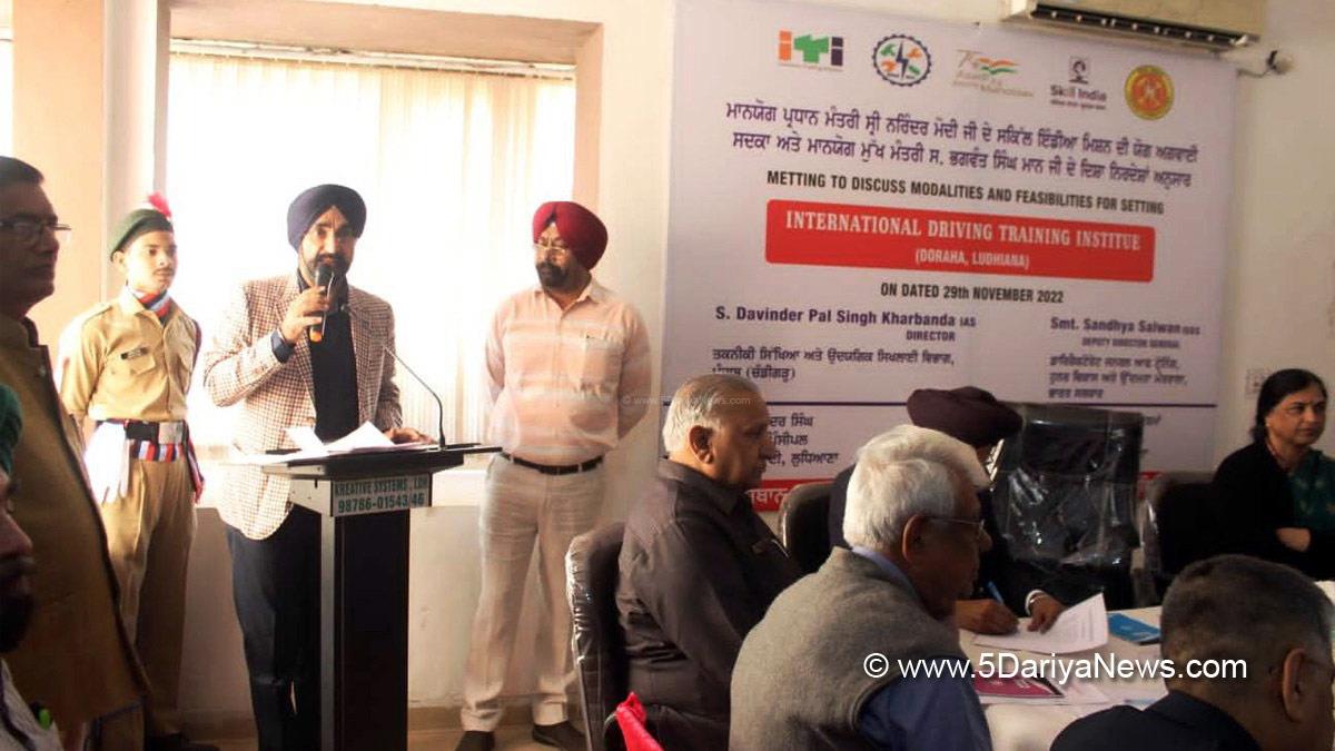 Punjab Admin, DPS Kharbanda, Doraha, Sandhya Salwan,Ludhiana,International Driving Training Institute