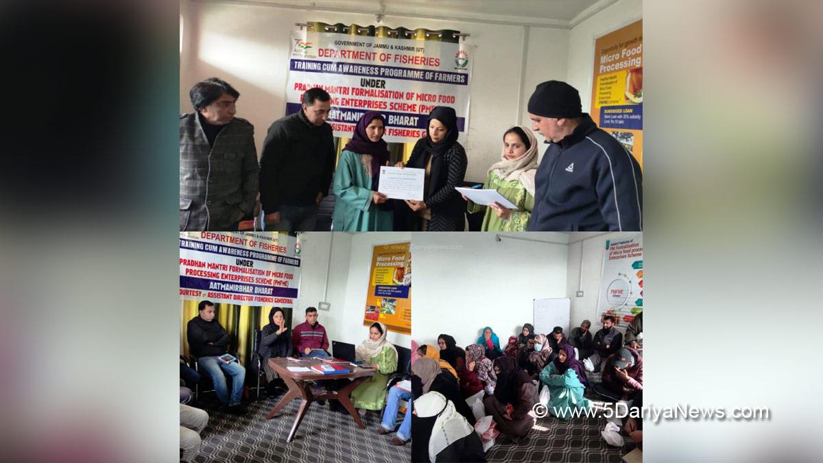 Ganderbal, Prime Minister Formalization of Micro Food Processing, PMFME, District Administration Ganderbal, Jammu And Kashmir, Jammu & Kashmir