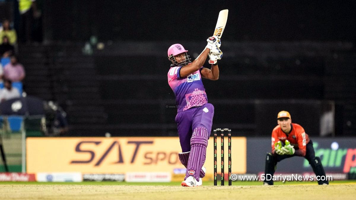 Sports News, Cricket, Cricketer, Player, Bowler, Batsman, Abu Dhabi T10, Kieron Pollard, Azam Khan, New York Strikers, Delhi Bulls