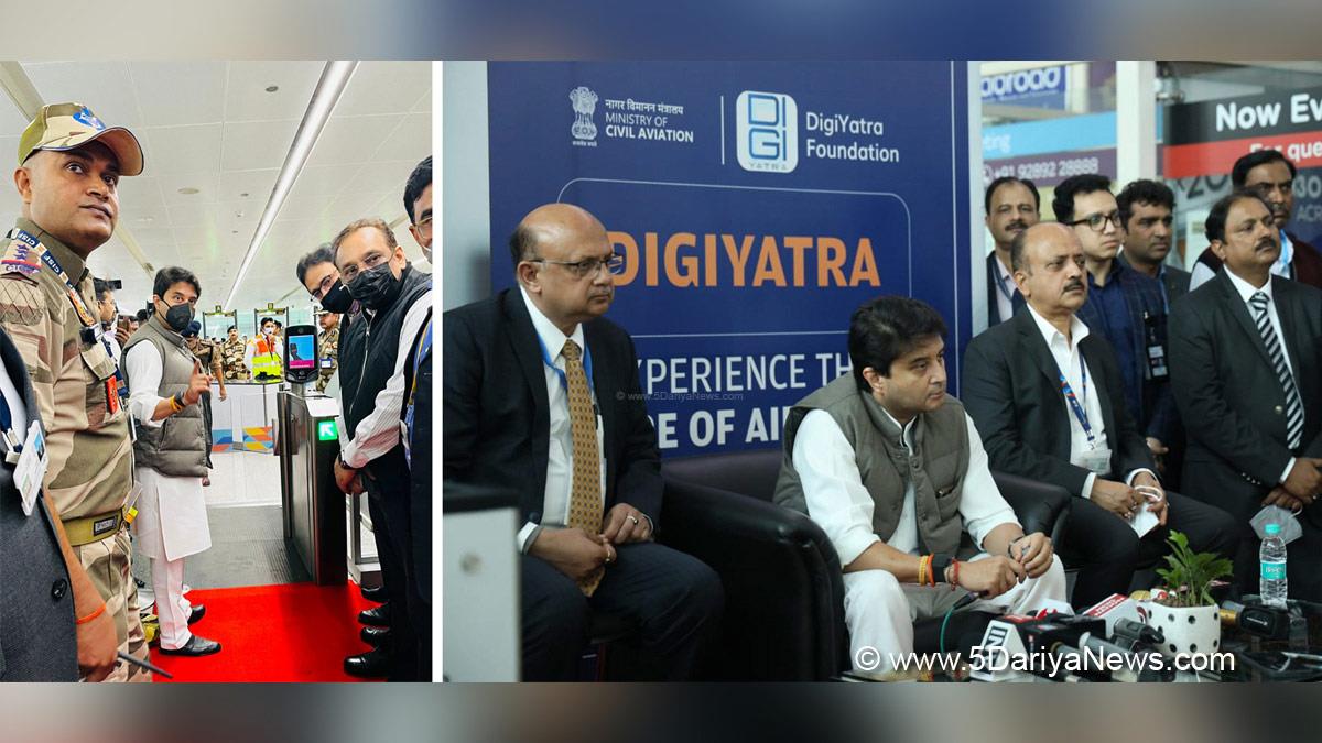 Jyotiraditya Scindia, Jyotiraditya Madhavrao Scindia, BJP, Bharatiya Janata Party, Digi Yatra, Facial Recognition Technology, Personally Identifiable Information