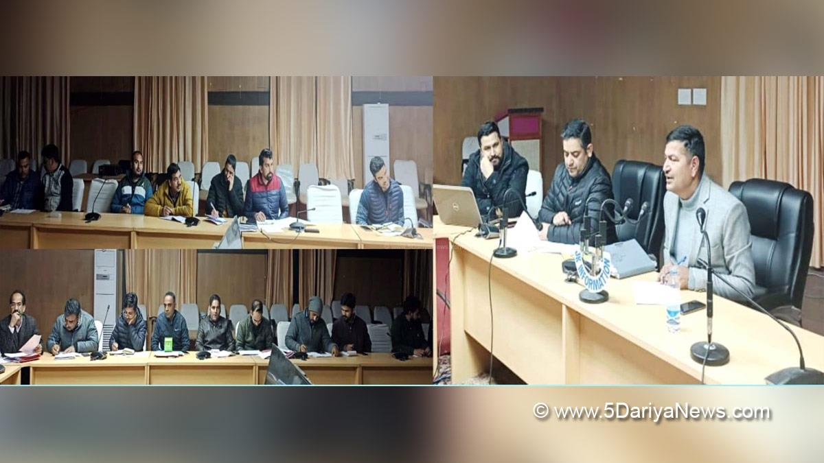 Kishtwar, Sham Lal, Additional District Development Commissioner Kishtwar, Jammu And Kashmir, Jammu & Kashmir, District Capex Budget