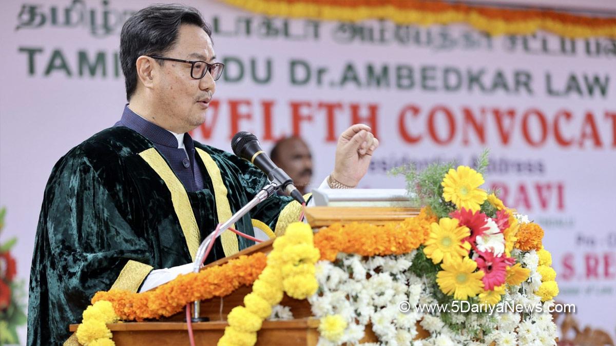 Kiren Rijiju, BJP, Bharatiya Janata Party, Union Minister of Law and Justice
