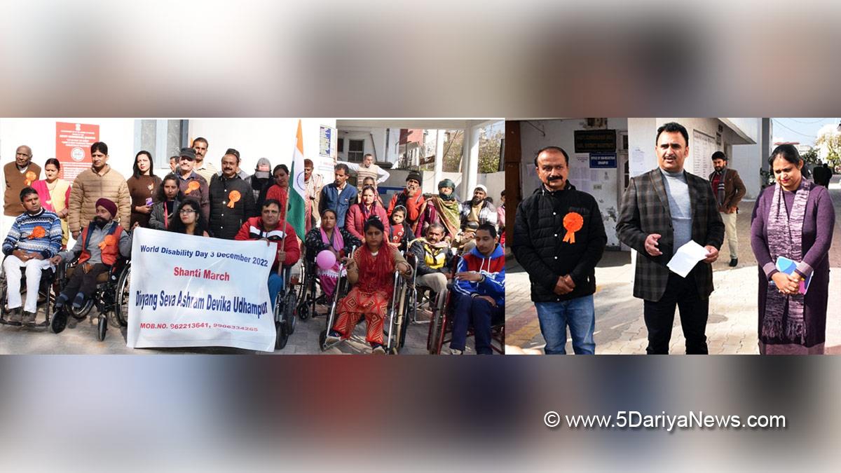International Day of Disabled Persons, Udhampur, Jammu And Kashmir, Jammu & Kashmir, Mohammad Syed Khan