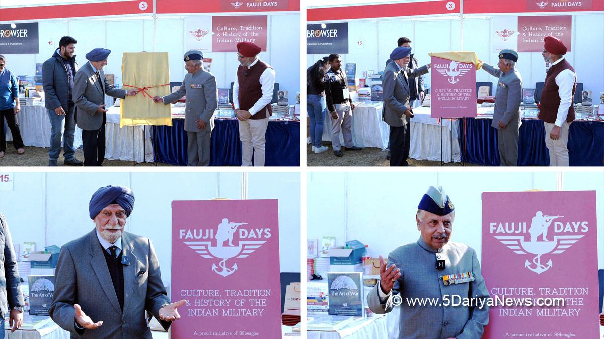 Military Literature Festival, Fauji Days, Gen. Harwant Singh, Gen. Kamal Davar, Mehakdeep Kaur, Pankaj Punit Singh