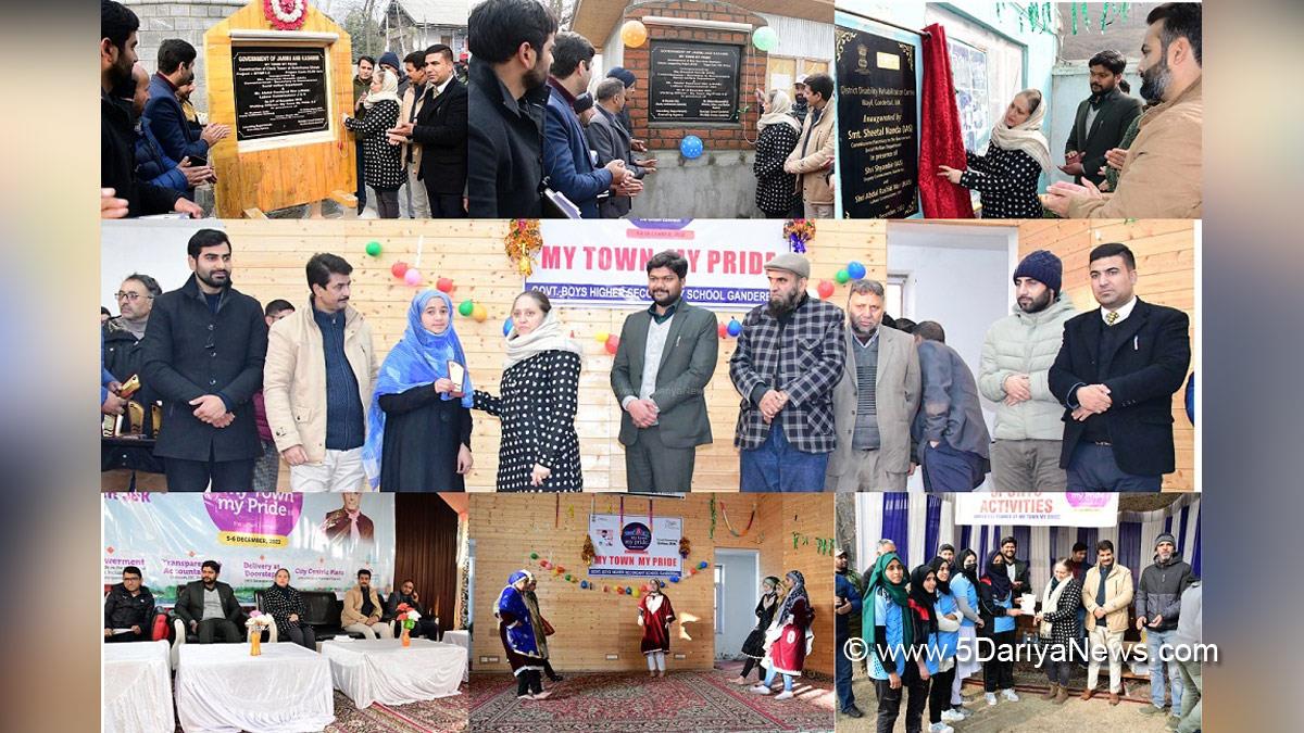 Sheetal Nanda, Commissioner Secretary Social Welfare, SWD, My Town My Pride, MTMP, My Town My Pride 2, MTMP 2, Municipal Council Ganderbal, Jammu And Kashmir, Jammu & Kashmir