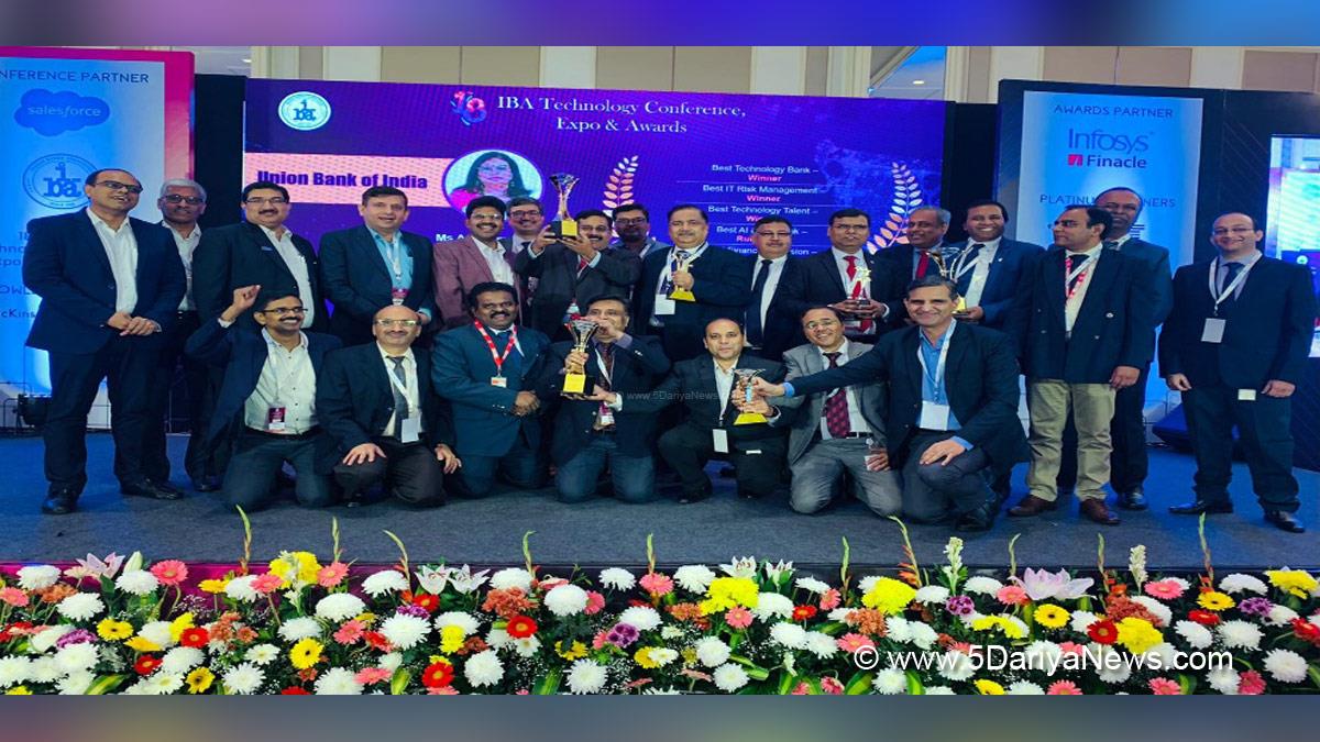 Commercial, Union Bank of India, Hyderabad, Best Technology Bank