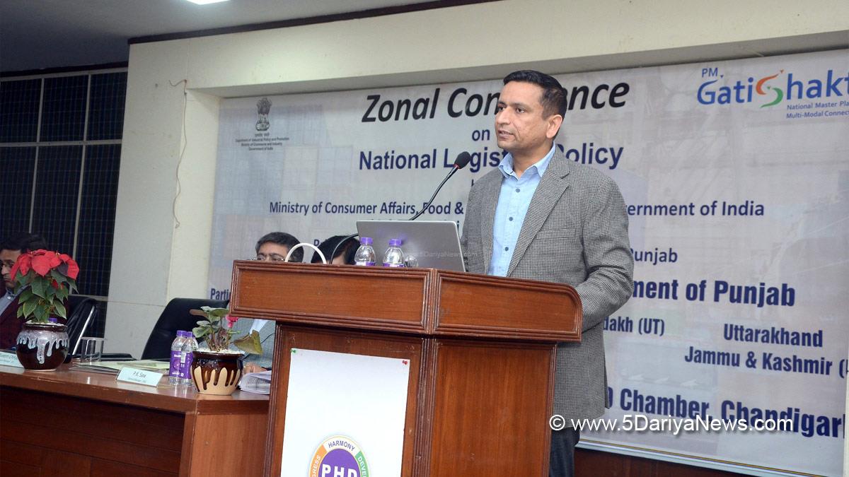 Punjab Admin, Ghanshyam Thori, National Logistics Policy,PHD Chamber of Commerce & Industry, Central Warehousing Corporation