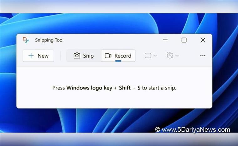Windows 11 gets built-in screen recording tool