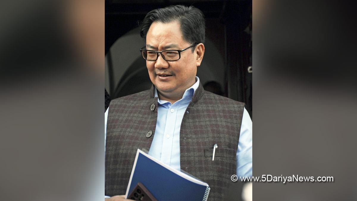 Kiren Rijiju, BJP, Bharatiya Janata Party, Union Minister of Law and Justice