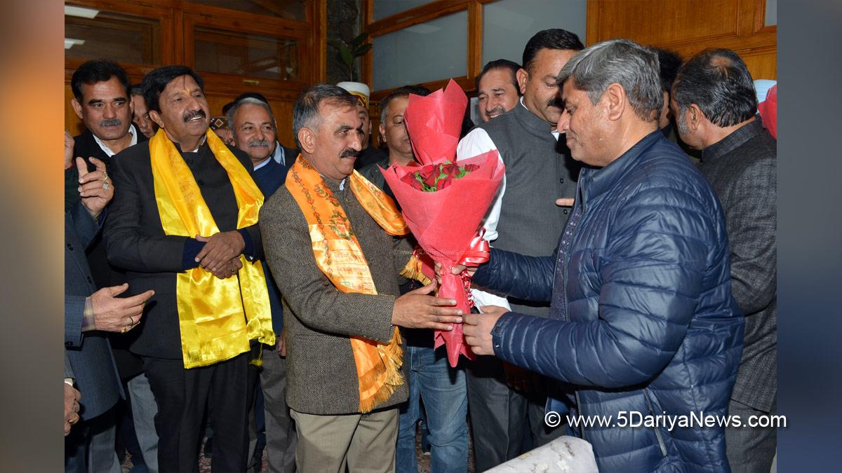 Sukhvinder Singh Sukhu, Himachal Pradesh, Himachal, Congress, Indian National Congress, Himachal Congress, Shimla , Chief Minister of Himachal Pradesh , BJP Himachal Pradesh