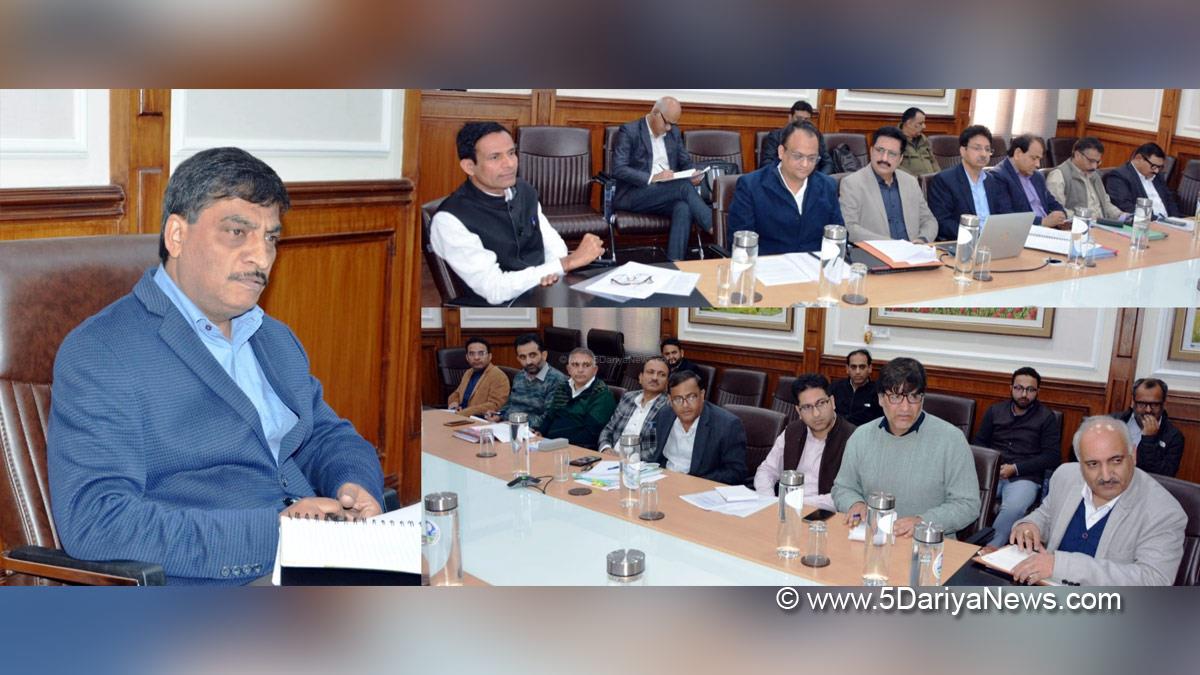 Arun Kumar Mehta, Dr. Arun Kumar Mehta, Kashmir, Jammu And Kashmir, Jammu & Kashmir, Chief Secretary Kashmir, Revamped Distribution Sector Scheme, RDSS