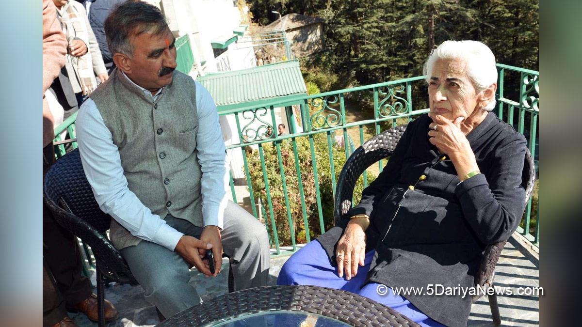Sukhvinder Singh Sukhu, Himachal Pradesh, Himachal, Congress, Indian National Congress, Himachal Congress, Shimla , Chief Minister of Himachal Pradesh , BJP Himachal Pradesh, Vidya Stokes