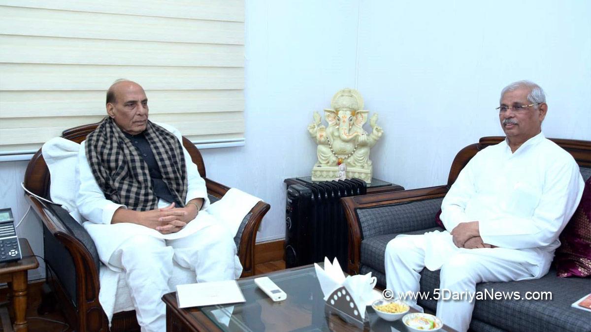 Rajendra Vishwanath Arlekar, Rajnath Singh  Rajendra Vishwanath Arlekar, Himachal Pradesh, Himachal, Bharatiya Janata Party, BJP, BJP Himachal, Shimla, Raj Bhawan, Rajnath Singh