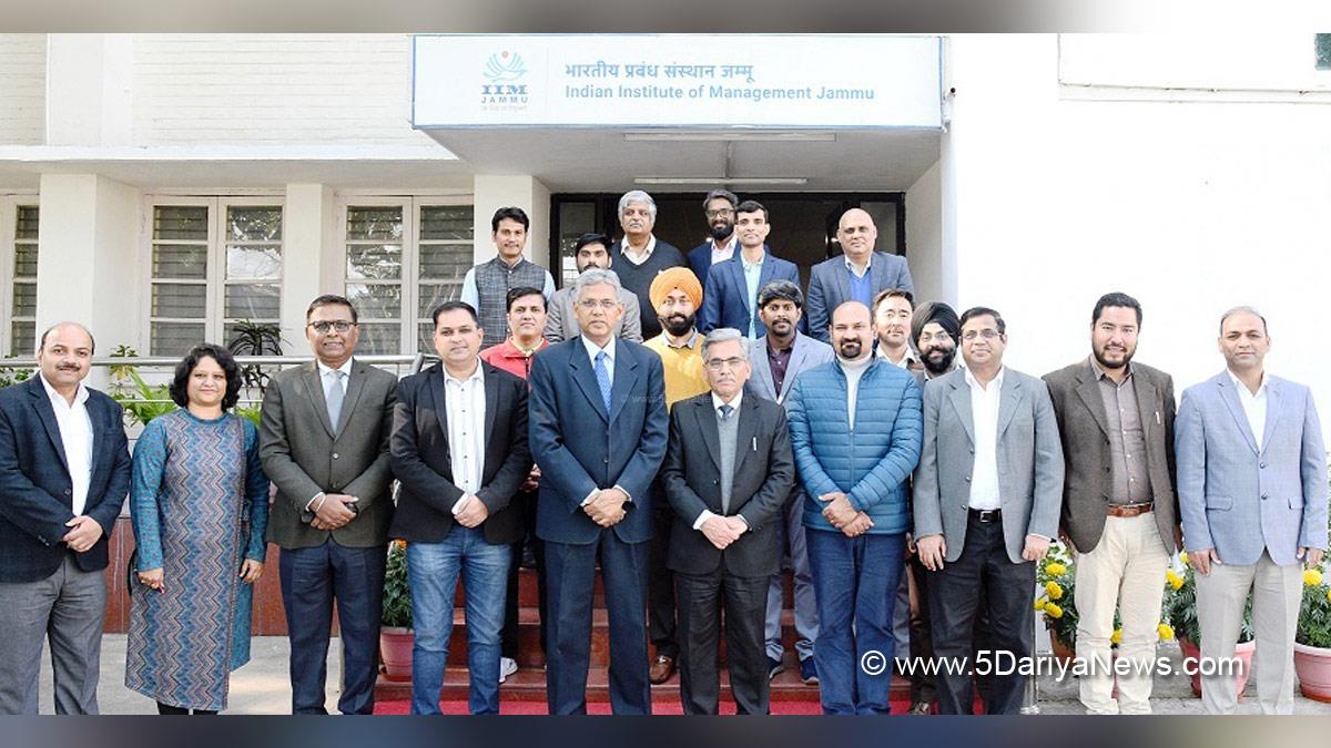 Jammu, Indian Institute of Management Jammu, Memorandum of Understanding, MoU, Jammu And Kashmir, Jammu & Kashmir