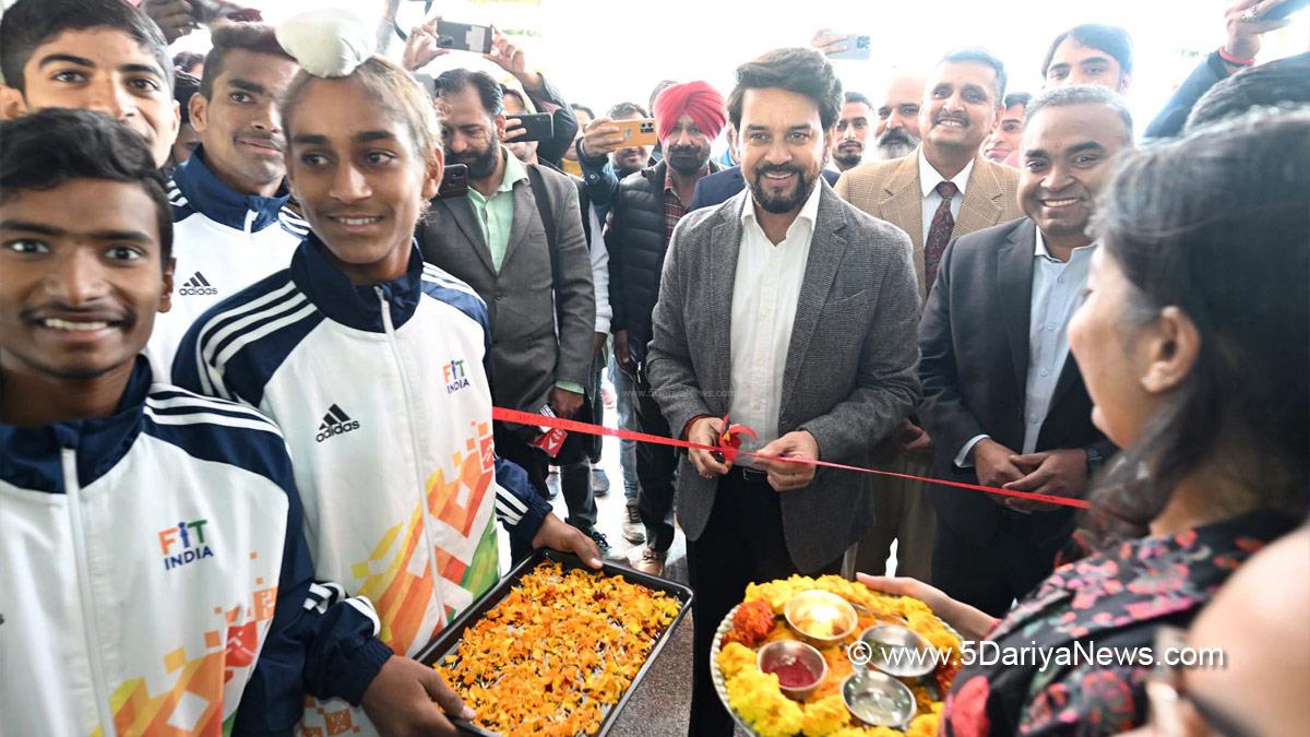 Anurag Thakur, Anurag Singh Thakur, BJP, Bharatiya Janata Party, Minister of Information and Broadcasting, Sports Authority of India, Netaji Subhas National Institute of Sports, NSNIS