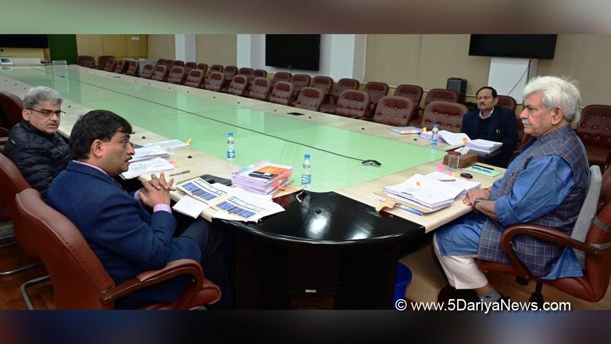 Manoj Sinha, Lieutenant Governor J&K, Raj Bhavan, Jammu, Srinagar, Kashmir, Jammu And Kashmir, Jammu & Kashmir, Administrative Council, AC, Non Timber forest Products, NTFP
