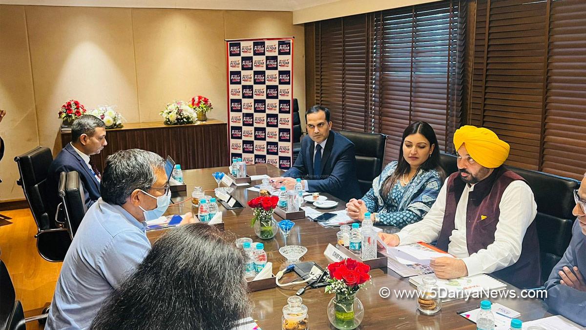 Bhagwant Mann, AAP, Aam Aadmi Party, Aam Aadmi Party Punjab, AAP Punjab, Government of Punjab, Punjab Government, Punjab,Chief Minister Of Punjab, Anmol Gagan Mann, Murugappa Group,Arun Murugappa, Ashok Leyland,  Gopal Mahadevan, Tafe group, Sandeep Sinha