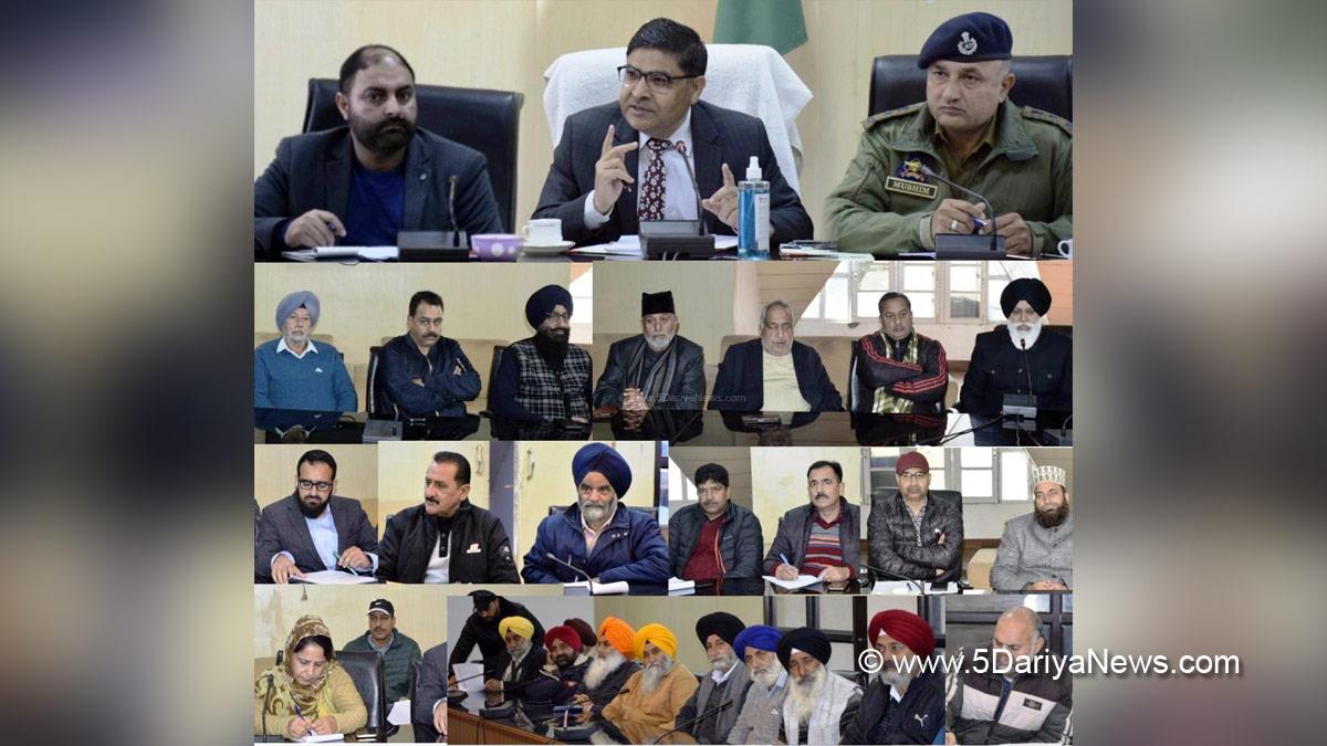 Poonch, Deputy Commissioner Poonch, Inder Jeet, Kashmir, Jammu And Kashmir, Jammu & Kashmir, District Administration Poonch, Prakash Diwas of Guru Gobind Singh Ji, Gurpurab