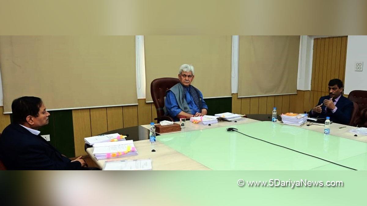 Manoj Sinha, Lieutenant Governor J&K, Raj Bhavan, Jammu, Srinagar, Kashmir, Jammu And Kashmir, Jammu & Kashmir, Administrative Council, AC, Baba Ghulam Shah Badshah University, BGSBU