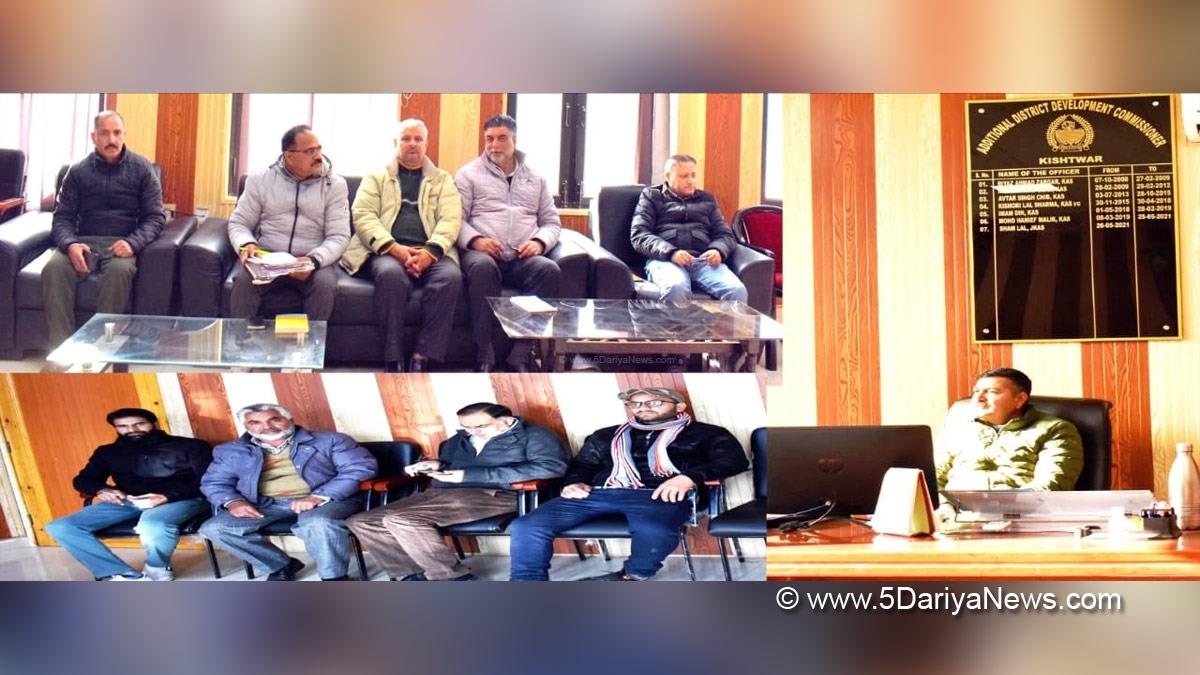 Kishtwar, Additional District Development Commissioner Kishtwar, Sham Lal, Jammu And Kashmir, Jammu & Kashmir