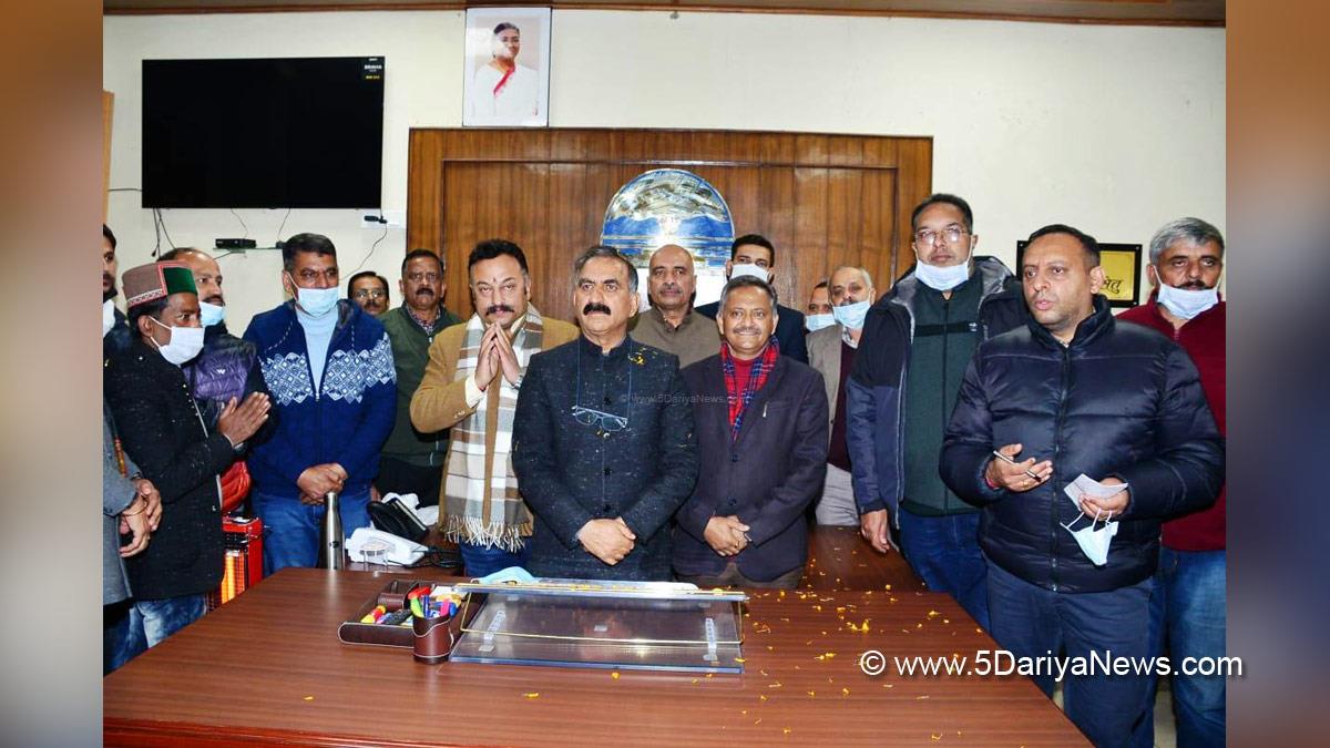 Sukhvinder Singh Sukhu, Himachal Pradesh, Himachal, Congress, Indian National Congress, Himachal Congress, Shimla , Chief Minister of Himachal Pradesh,Naresh Chauhan