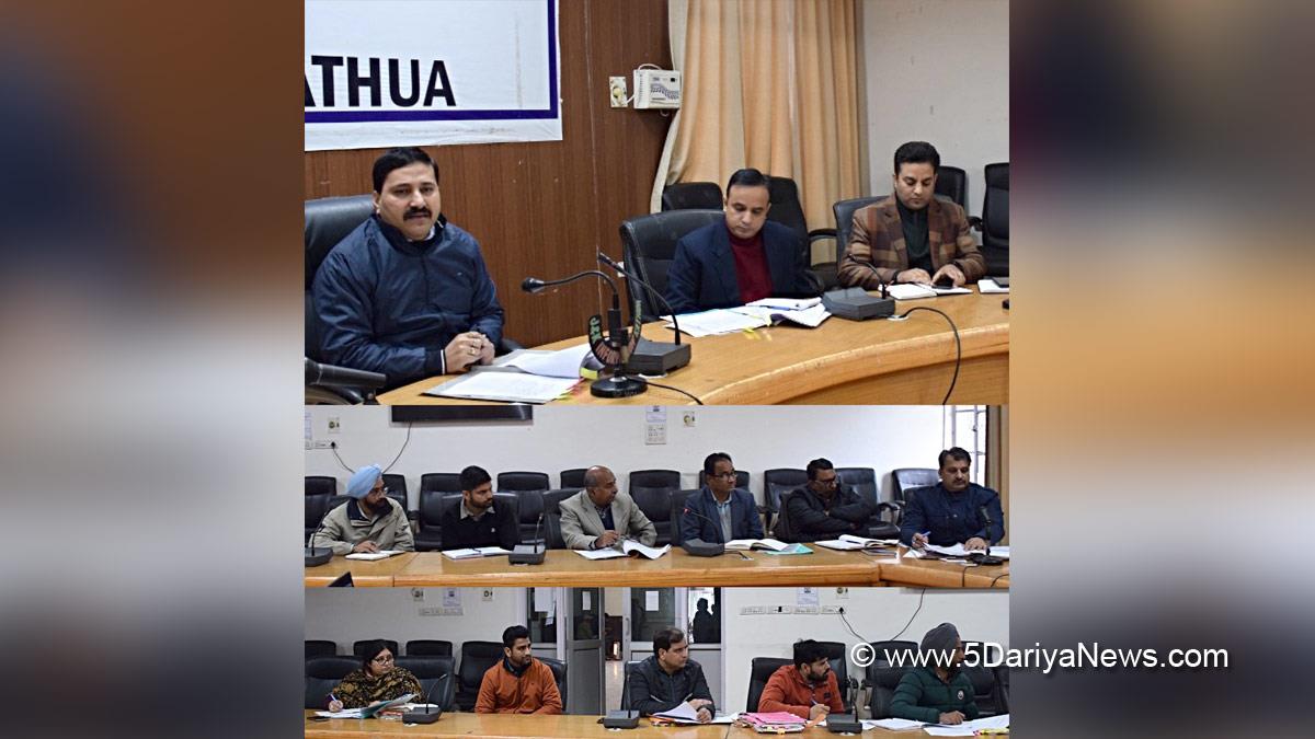 Kathua, DDC Kathua, District Development Commissioner Kathua, Rahul Pandey, Kashmir, Jammu And Kashmir, Jammu & Kashmir, District Administration Kathua