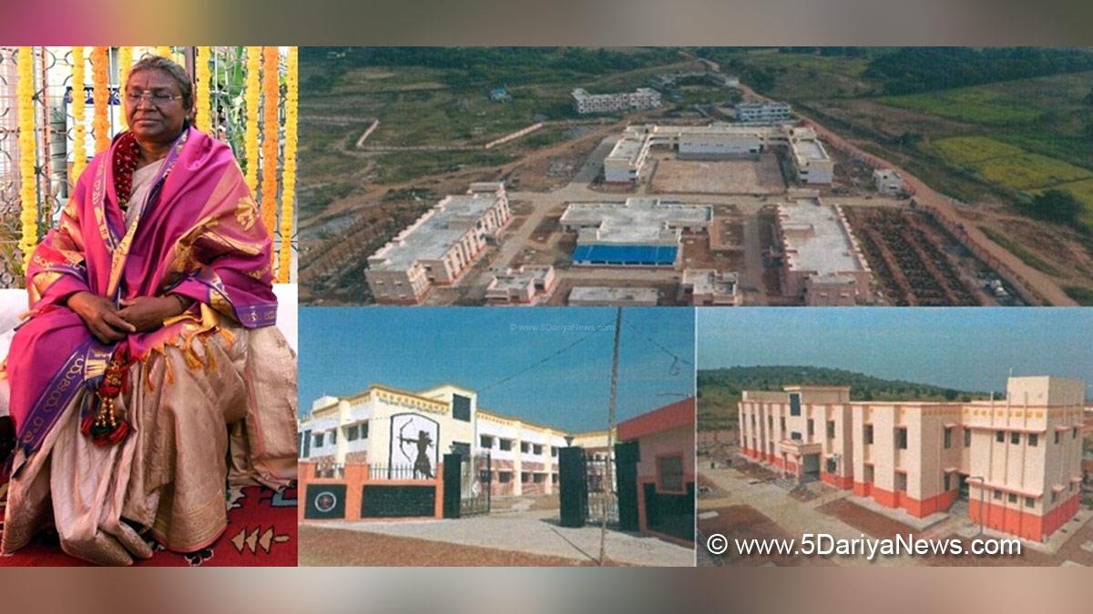 Droupadi Murmu, President of India, President, Indian President, Rashtrapati, Telangana, Eklavya Model Residential School, EMRS