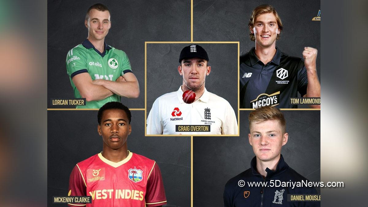 Sports News, Cricket, Cricketer, Player, Bowler, Batsman, MI Emirates, Lorcan Tucker, McKenny Clarke, Daniel Mousley, Thomas Lammonby, Craig Overton, ILT20, ILT20 League