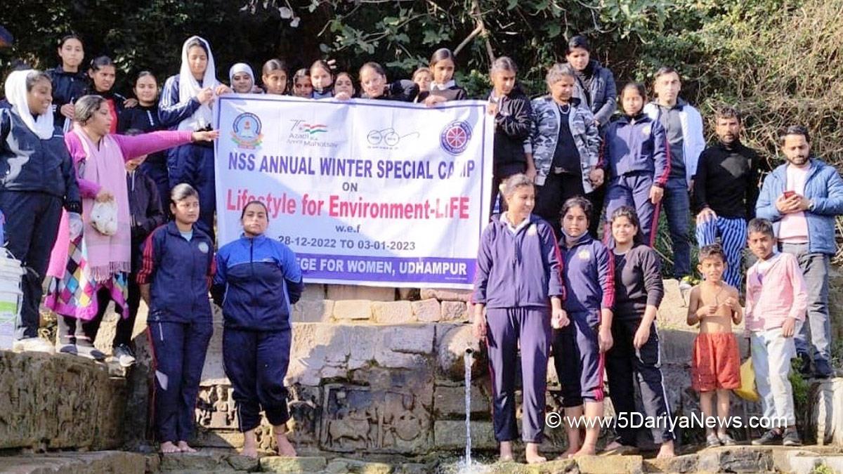 Udhampur, NSS Annual Winter Special Camp, NSS Annual Winter Special Camp 2023, Government College for Women Udhampur, Jammu And Kashmir, Jammu & Kashmir