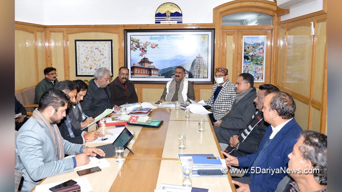Sukhvinder Singh Sukhu, Himachal Pradesh, Himachal, Congress, Indian National Congress, Himachal Congress, Shimla , Chief Minister of Himachal Pradesh, Shimla Municipal Corporation, Sanjauli Parking, Tutikandi Parking