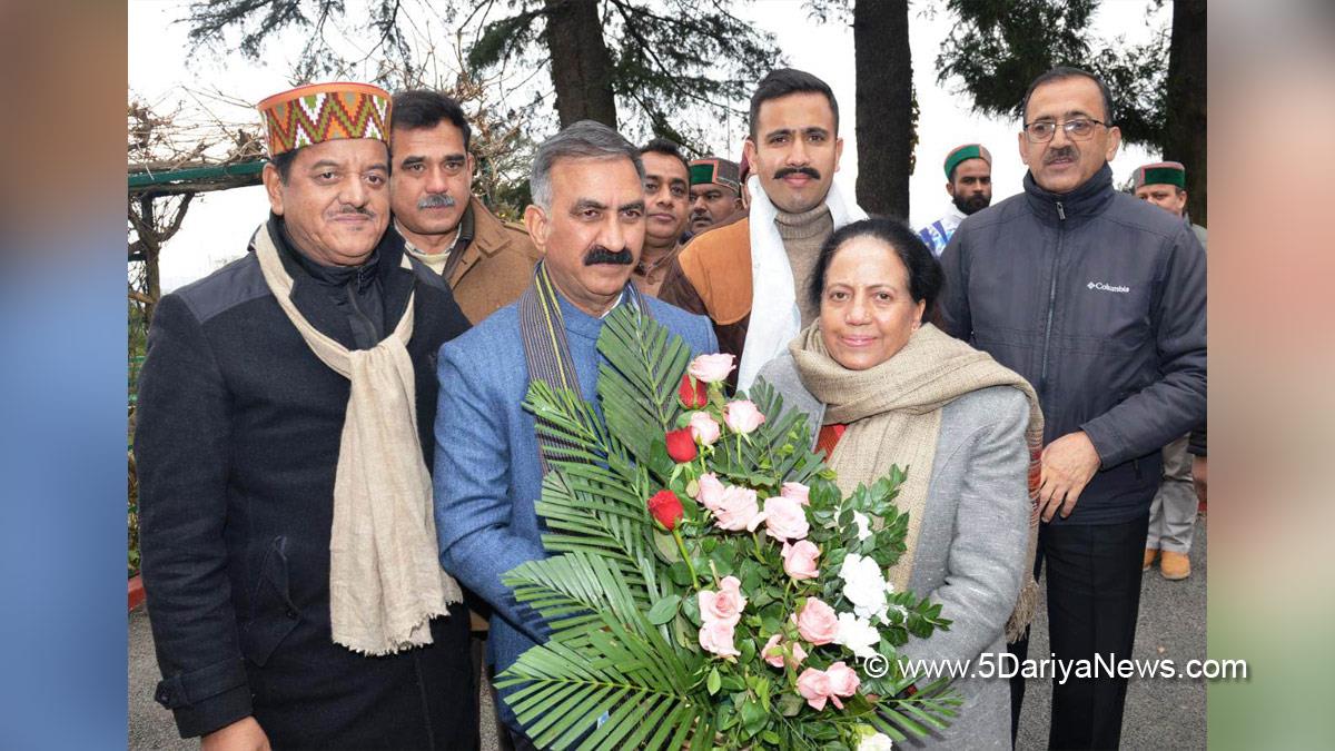 Sukhvinder Singh Sukhu, Himachal Pradesh, Himachal, Congress, Indian National Congress, Himachal Congress, Shimla , Chief Minister of Himachal Pradesh, HPCC President, Pratibha Singh