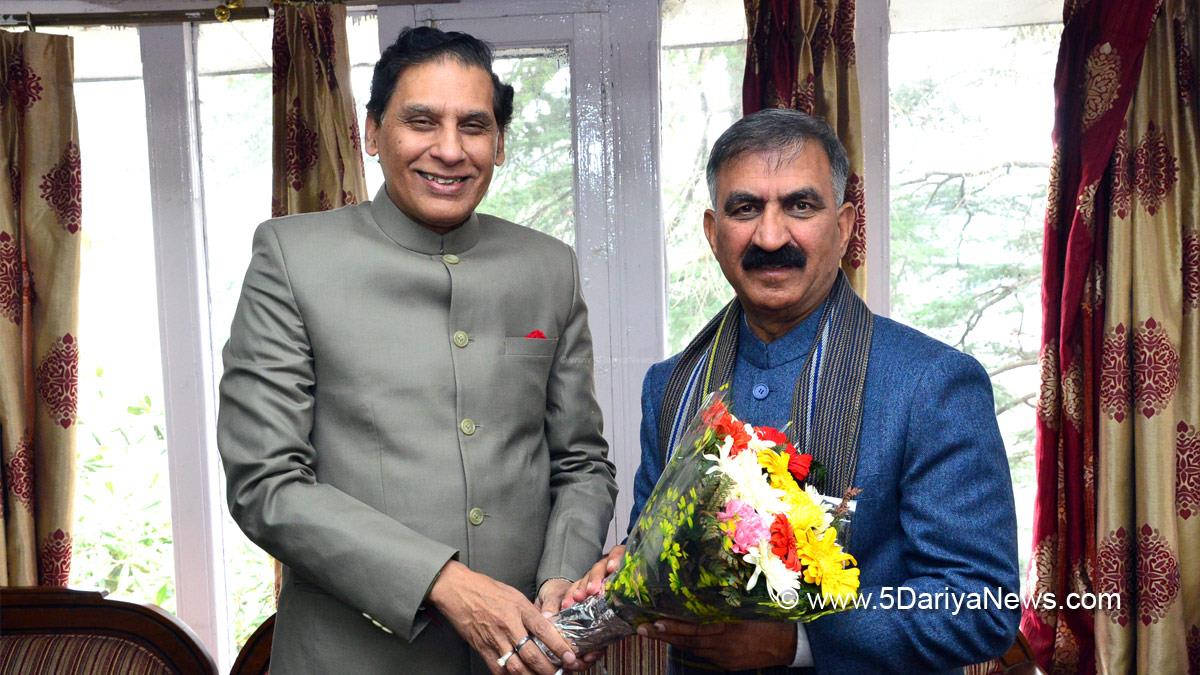 Sukhvinder Singh Sukhu, Himachal Pradesh, Himachal, Congress, Indian National Congress, Himachal Congress, Shimla , Chief Minister of Himachal Pradesh, HPCC President, Pratibha Singh, Prabodh Saxena, Chief Secretary Himachal