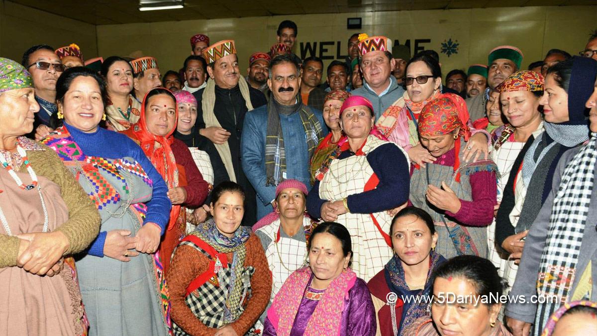 Sukhvinder Singh Sukhu, Himachal Pradesh, Himachal, Congress, Indian National Congress, Himachal Congress, Shimla , Chief Minister of Himachal Pradesh