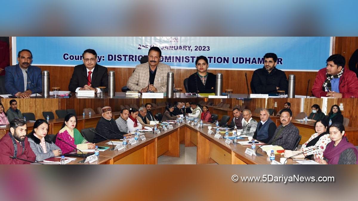 Udhampur, Chairperson DDC Udhampur, Lal Chand, Area Development Plan, ADP, District Capex Budget, District Capex Budget 2022 23, Jammu And Kashmir, Jammu & Kashmir