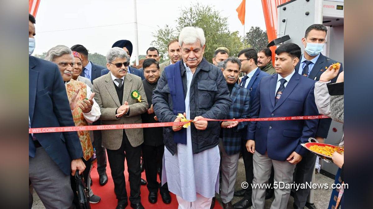 Manoj Sinha, Lieutenant Governor J&K, Raj Bhavan, Jammu, Srinagar, Kashmir, Jammu And Kashmir, Jammu & Kashmir, Geographical Indications, GIs, North Western Himalayas, SKUAST Jammu