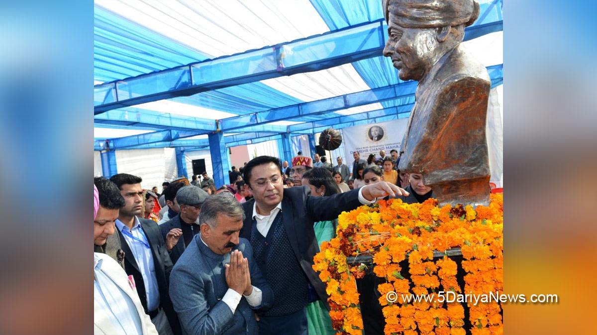 Sukhvinder Singh Sukhu, Himachal Pradesh, Himachal, Congress, Indian National Congress, Himachal Congress, Shimla , Chief Minister of Himachal Pradesh