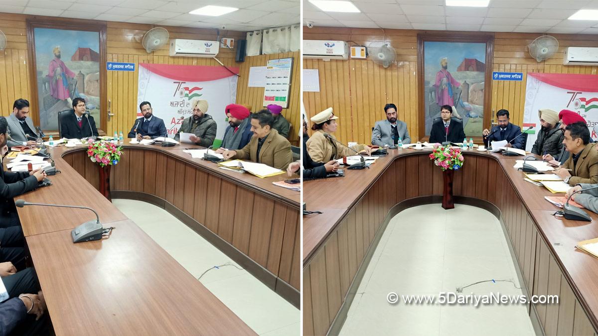 DC Sri Mukatsar Sahib, Vineet Kumar, Sri Mukatsar Sahib, Deputy Commissioner Sri Mukatsar Sahib