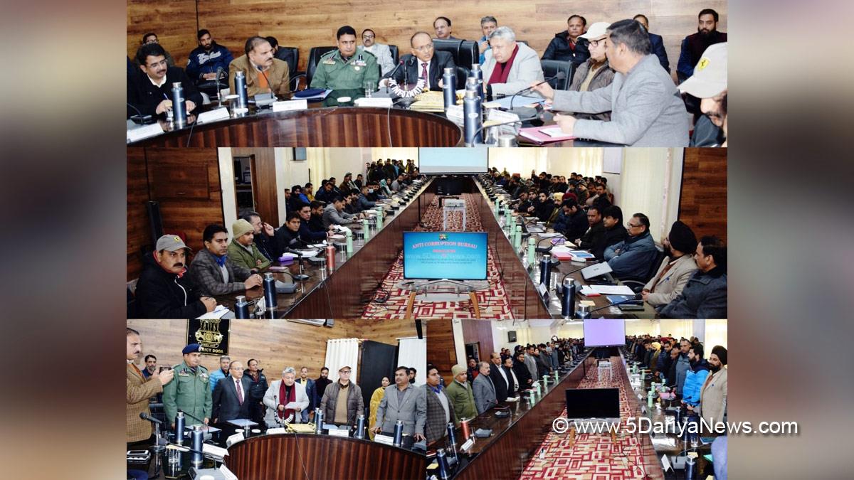 Doda, Deputy Commissioner Doda, Vishesh Paul Mahajan, Jammu, Kashmir, Jammu And Kashmir, Jammu & Kashmir, District Administration Doda, Anti Corruption Bureau, ACB