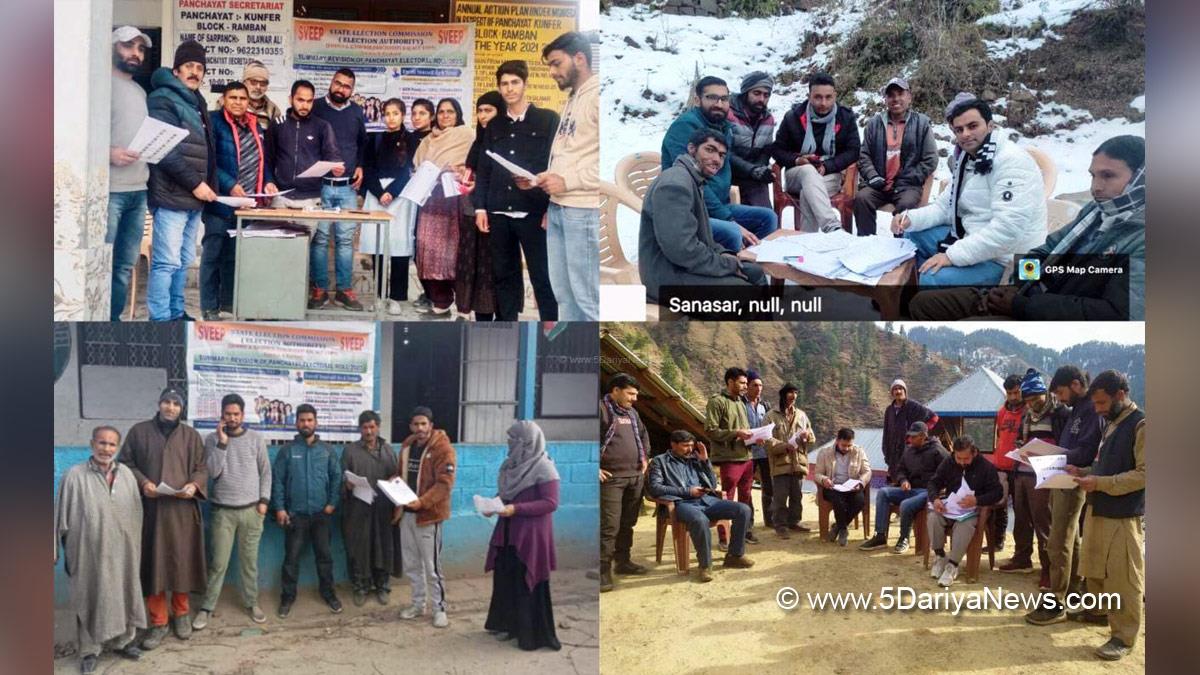 Ramban, District Election Department Ramban, Panchayat Electoral Roll 2023, Jammu And Kashmir, Jammu & Kashmir