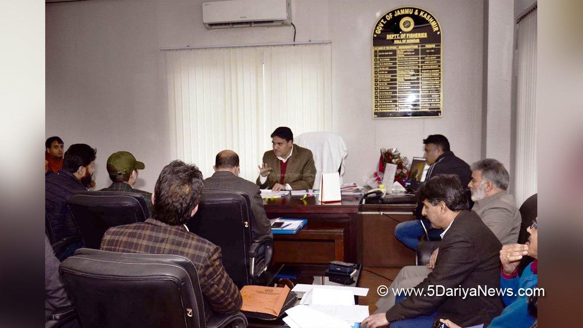 Jammu, Director Fisheries J&K, Mohammad Farooq Dar, Jammu And Kashmir, Jammu & Kashmir
