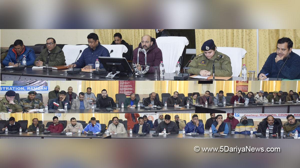 Ramban, Deputy Commissioner Ramban, Mussarat Islam, Mussarat ul-Islam, Kashmir, Jammu And Kashmir, Jammu & Kashmir, District Administration Ramban