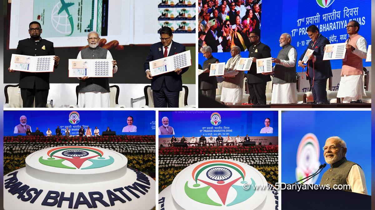 Narendra Modi, Modi, BJP, Bharatiya Janata Party, Prime Minister of India, Prime Minister, Narendra Damodardas Modi, 17th Pravasi Bhartiya Divas, Indore, Madhya Pradesh